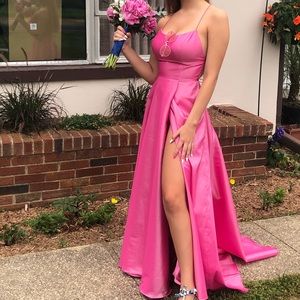 Sheri Hill Style #52022 Pink Prom Dress